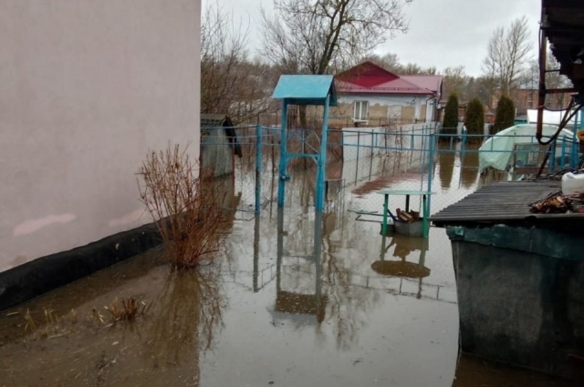    В Ефремовском районе Тульской области продолжается подтопление территорий