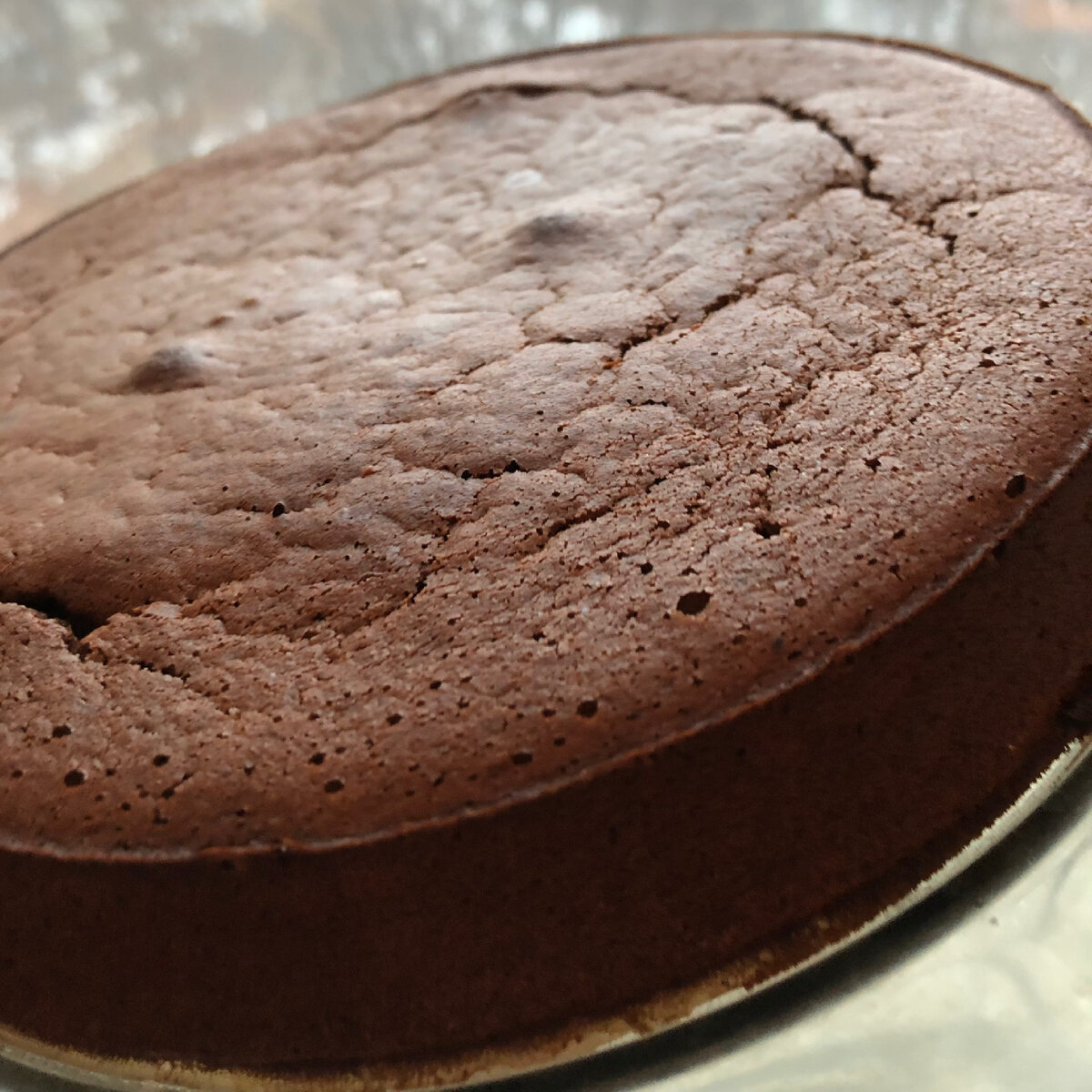 Шоколадный кекс с бананом