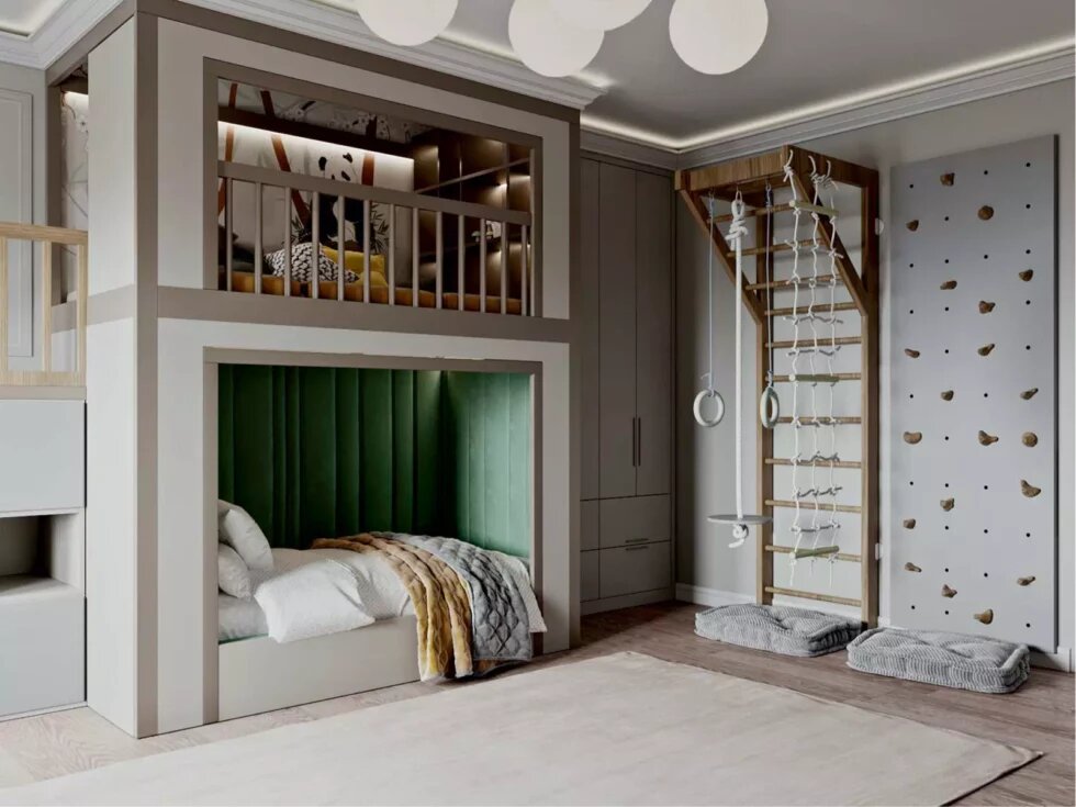 Зона для занятий физкультурой