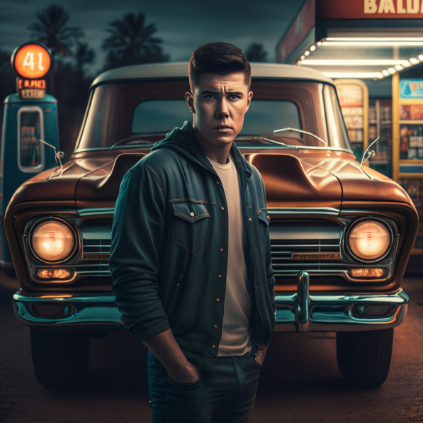 Выйдя из машины, он удивился, насколько некто заморочился над воссозданием подобного антуража