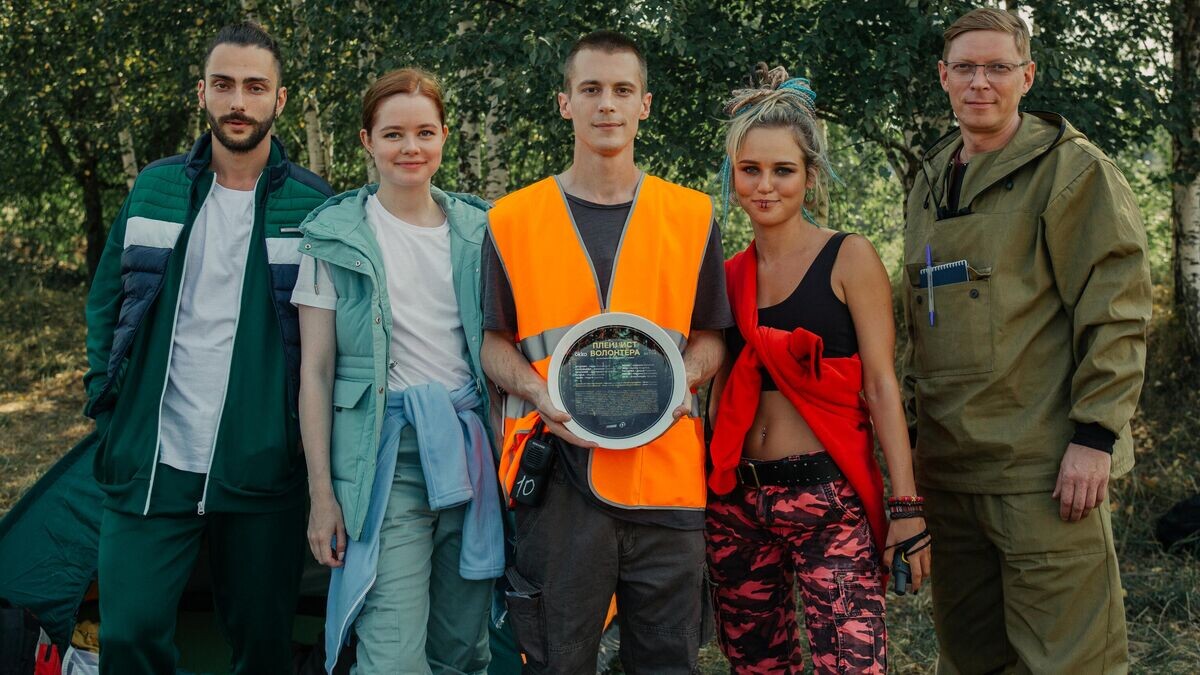    Съемки сериала “Плейлист волонтера”© Фото : Онлайн-кинотеатр Okko
