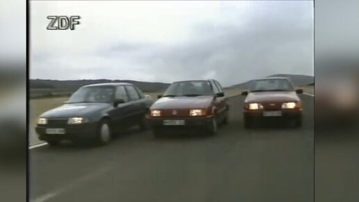 Сравнительный обзор VW Passat B3, Opel Vectra и Ford Sierra.