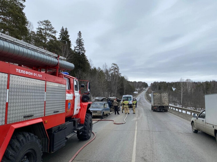    На месте ведут работы по ликвидации последствий