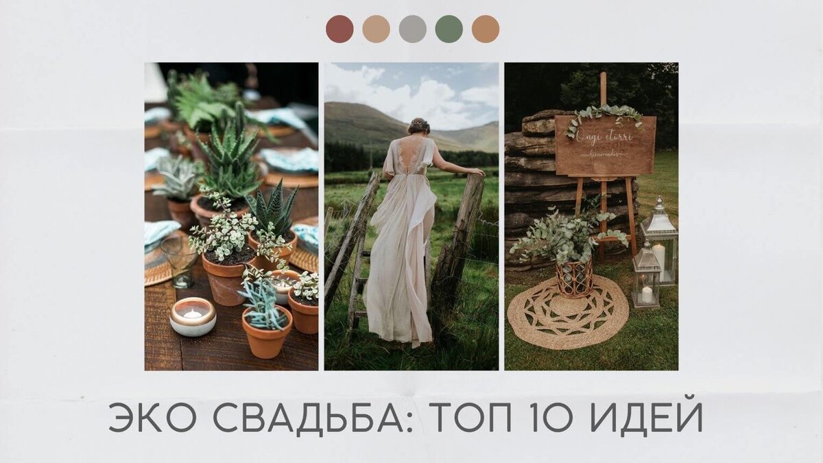 Эко свадьба: топ 10 идей