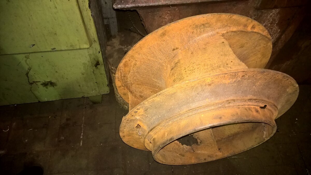 Состояние рабочего колеса перед началом работ.