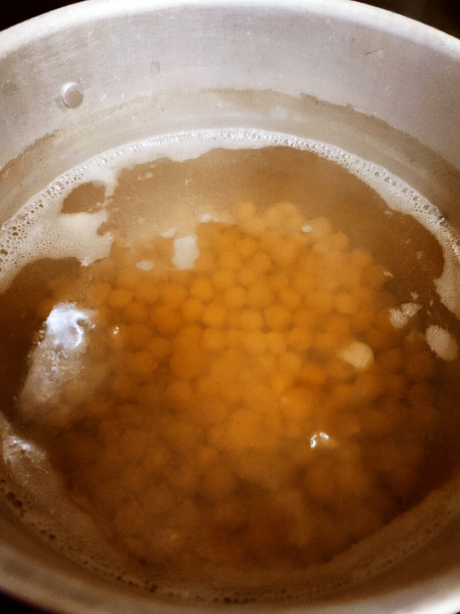 Варим Нут в отдельной таре.