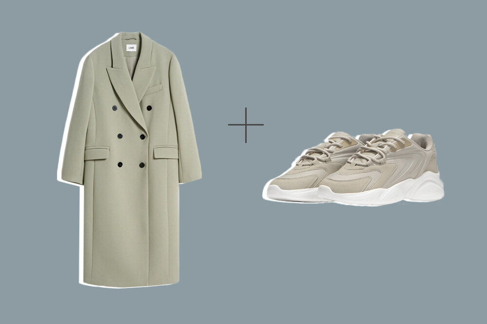     Как носить кроссовки с пальто: 4 рабочих совета для стильного образа