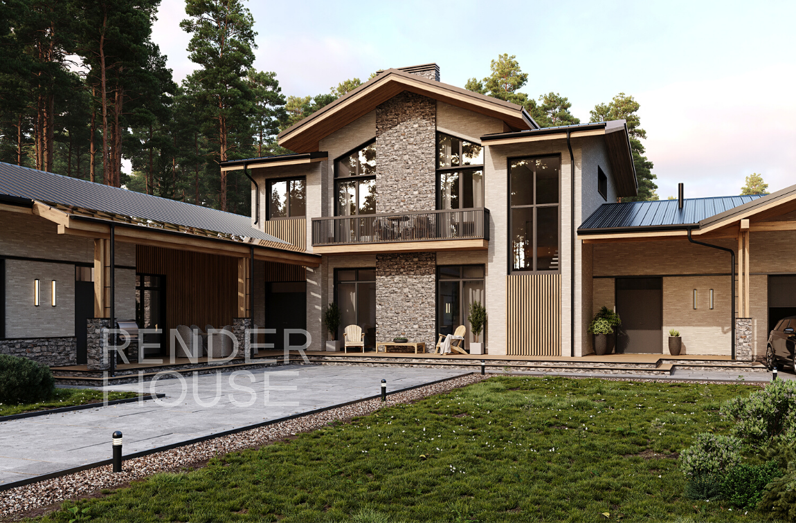 Проект ПЕСТОВО, Render House 
