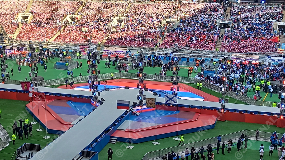 02. ведущие митинга в лужниках. Za мир без нацизма zа россию. лужники москва концерт. лужники 2023.