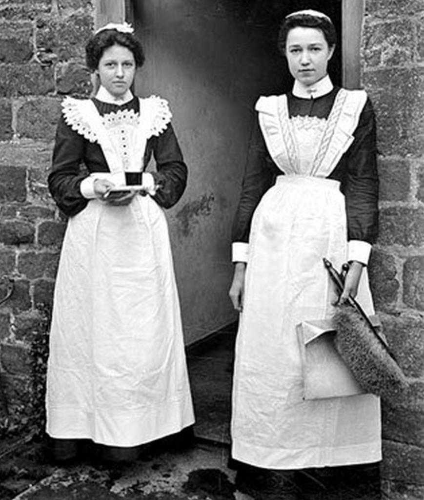 Одежда прислуги 19 века в Англии
