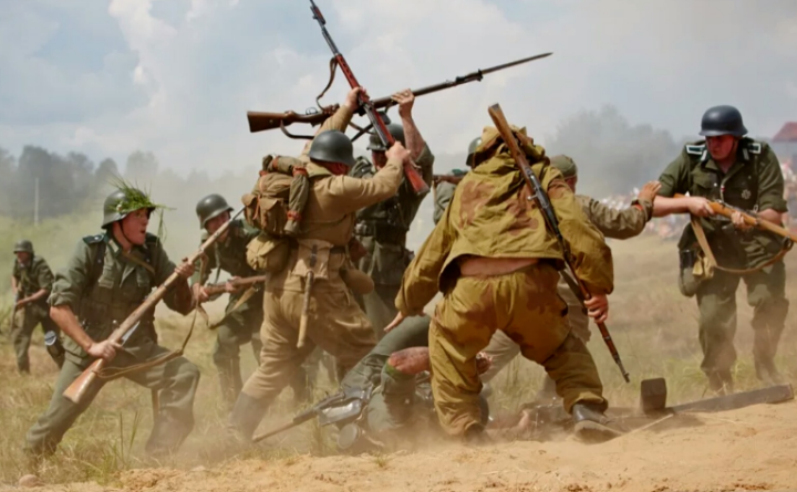 Задали трепку фашистам