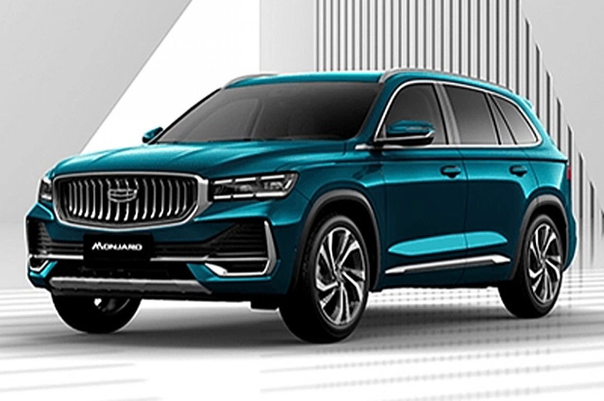    Новый кроссовер Geely Monjaro появится у российских дилеров весной.