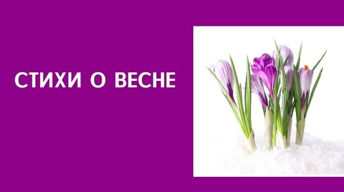 15 стихов о начале весны - Год Литературы