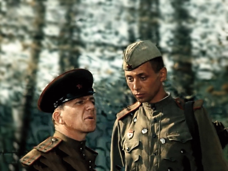 Г. Штиль и Олег Даль в фильме "Женя, Женечка и "катюша", 1967 год