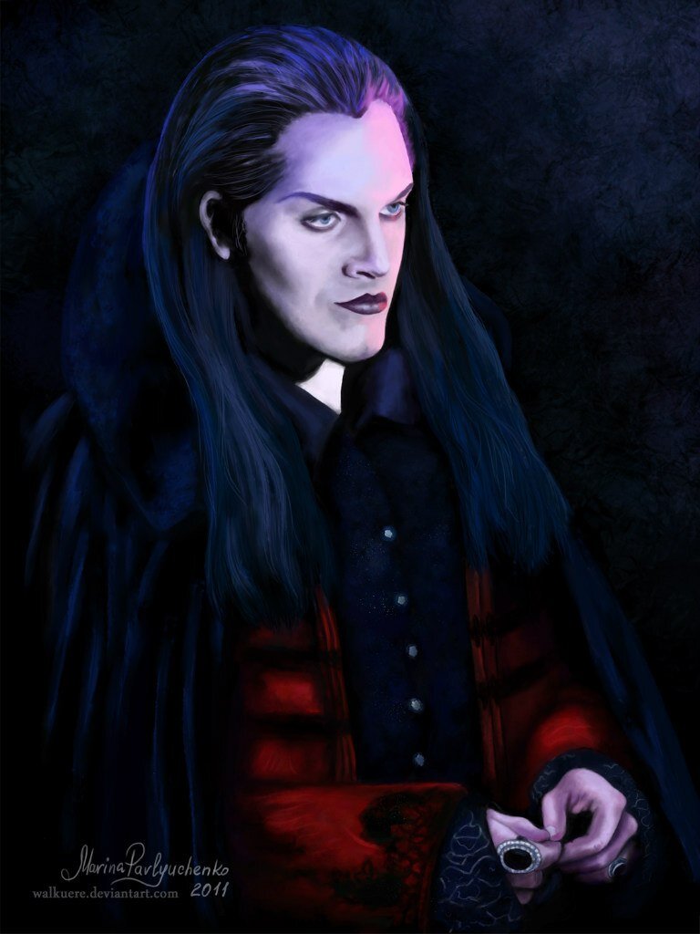 Портрет графа фон Кролока из мюзикла «Бал вампиров», нарисованный мной в Фотошопе. Участвовал в благотворительной выставке Санкт-Петербургского театра музыкальной комедии.