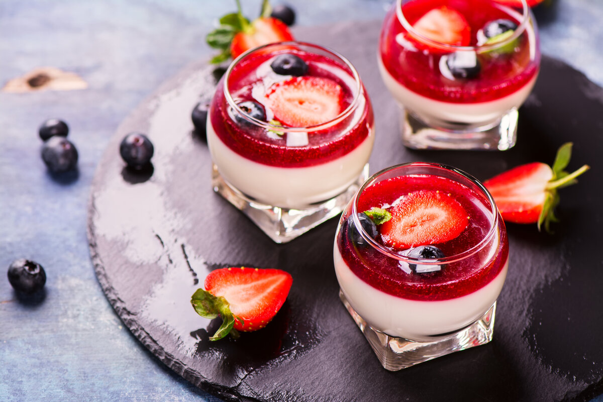 Panna Cotta банановый