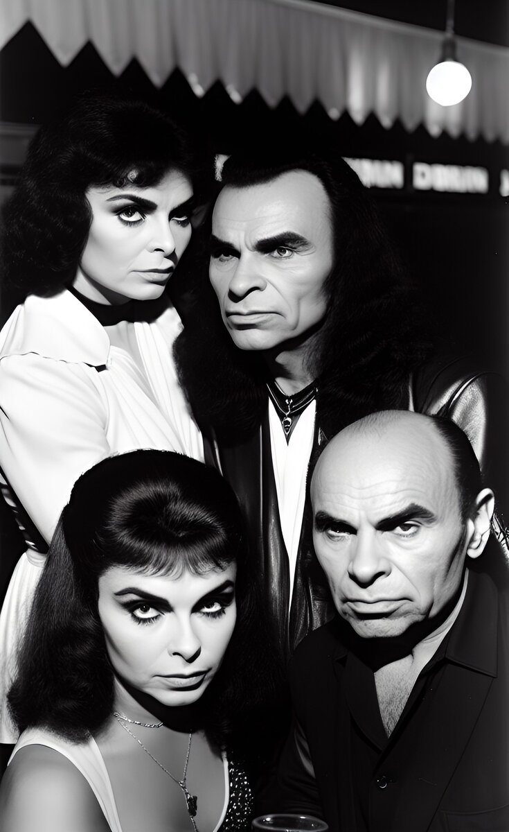 Ронни Джеймс Дио и Джин Симмонс спорят о жестах, думая о поклонницах, в пабе WSKONE