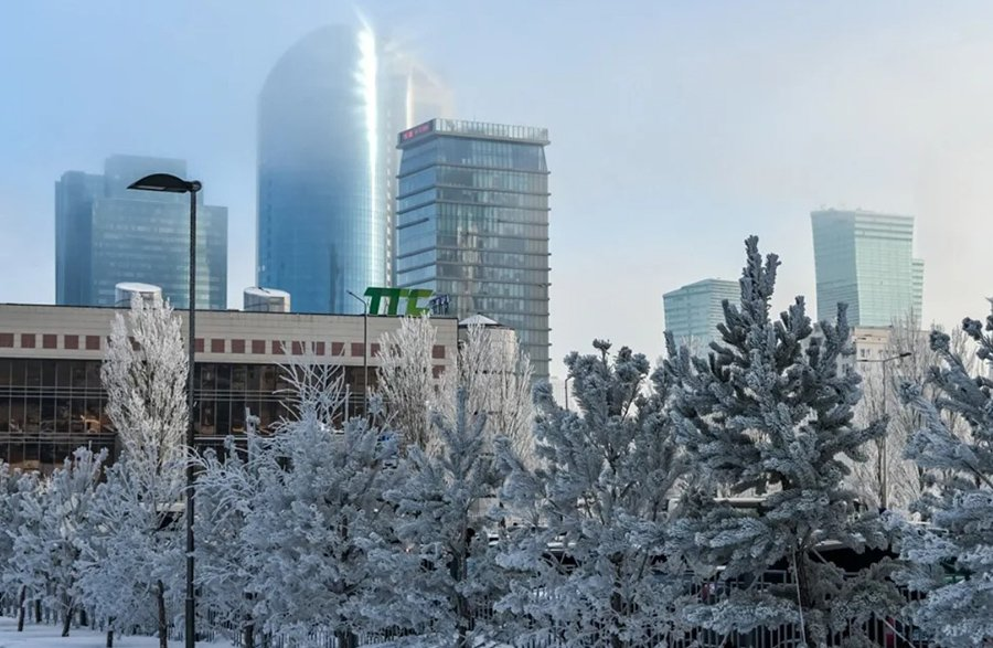 Астана зимой фото