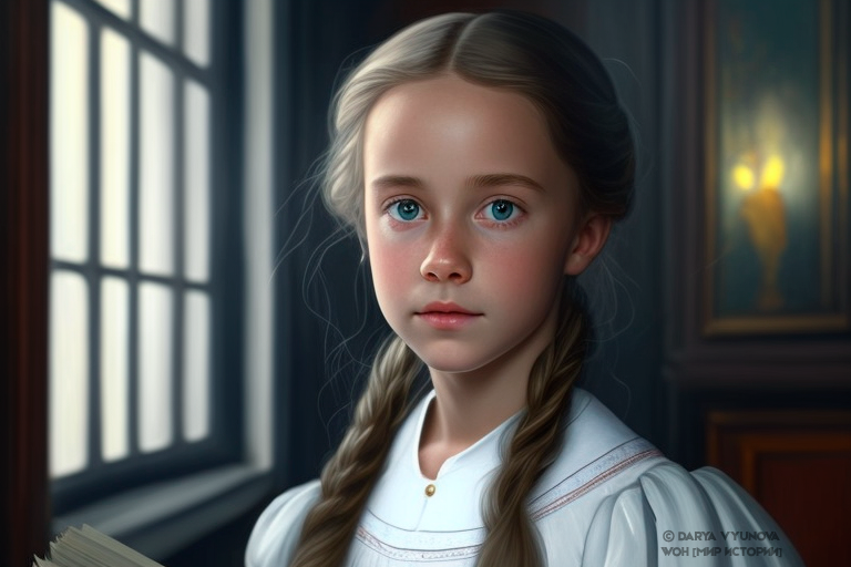 Портрет юной девочки / © Darya Vyunova