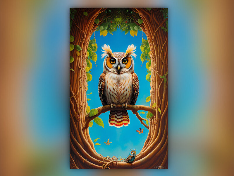 Индийская сказка. Фанфик про кота, мышь и сову. О петле охотника и сове