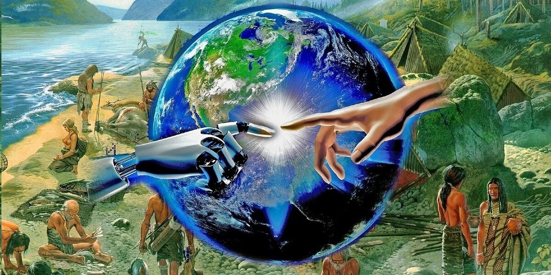 Как через восприятие реальности обществом развиваются цивилизации от хаоса через веру, науку к человечности и почему могут угасать