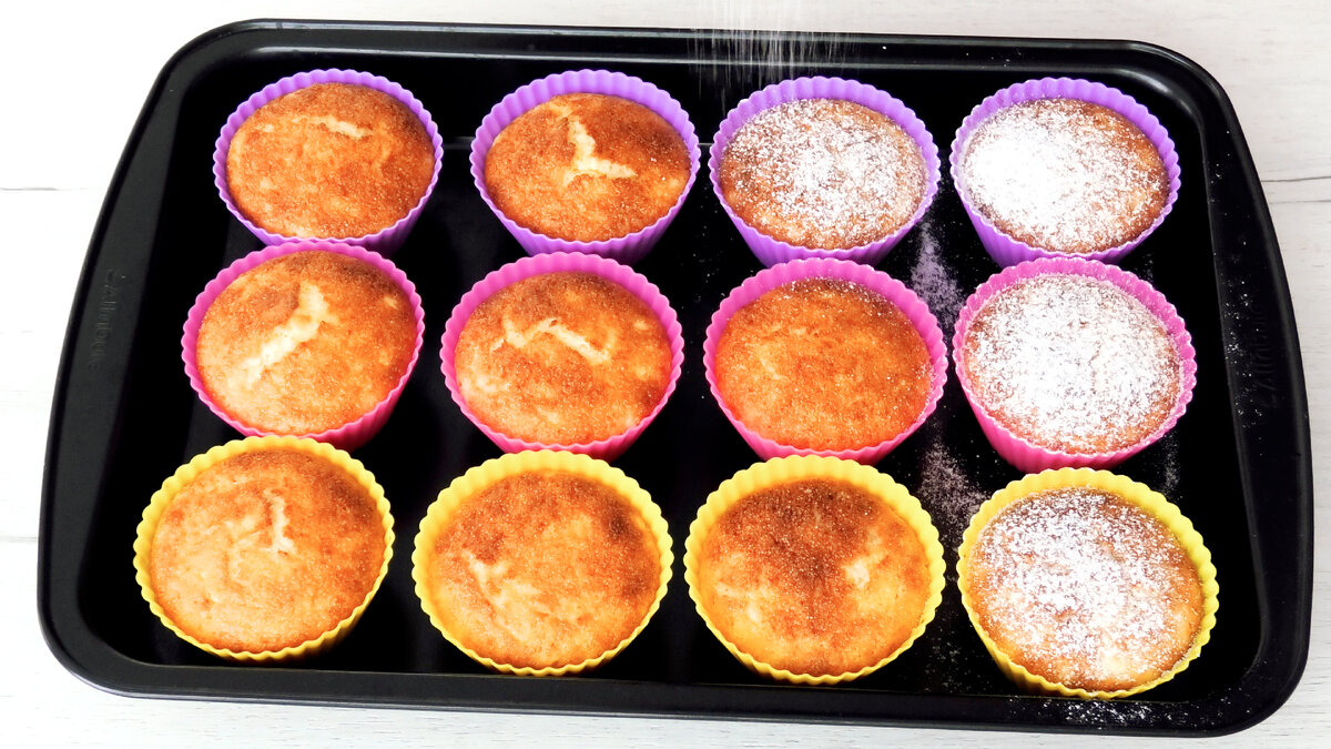 кексы без муки и молока