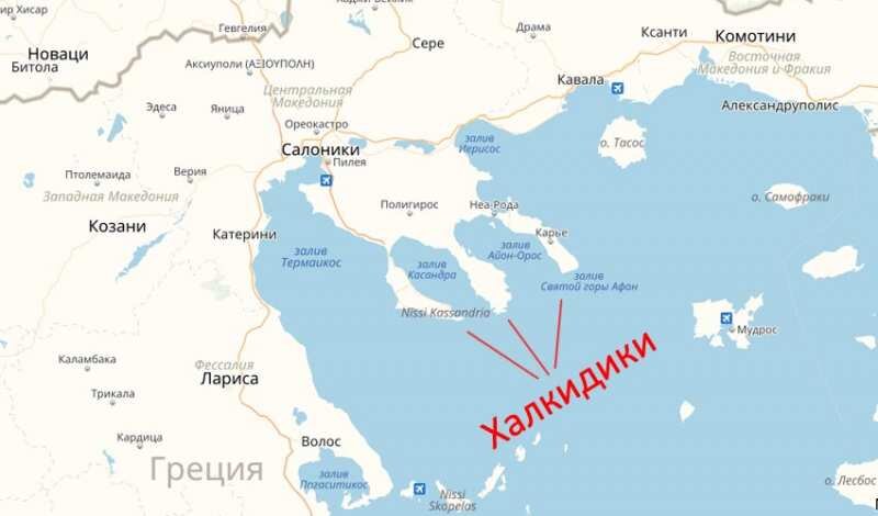  Карта - Салоники и Лариса.  фото: картинки  яндекса.