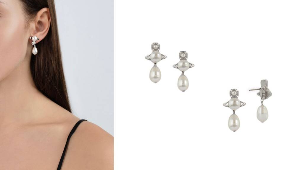 Жемчужные серьги от Vivienne Westwood