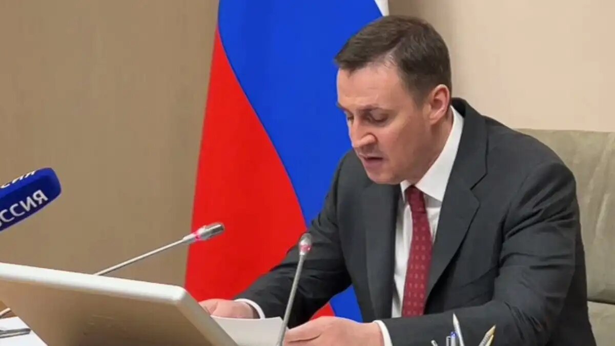 Фото:скриншот видеовыступления Дмитрия Патрушева