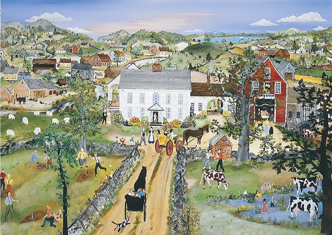 Grandma moses картины