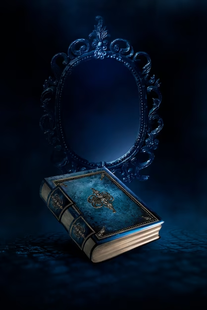 https://img.freepik.com/premium-photo/magic-vintage-fantasy-book-on-a-dark-background-magic-mirror-of-predictions-and-fortune-telling-smoke-fog-neon-moonlight-in-the-dark-3d-illustration_129911-2760.jpg