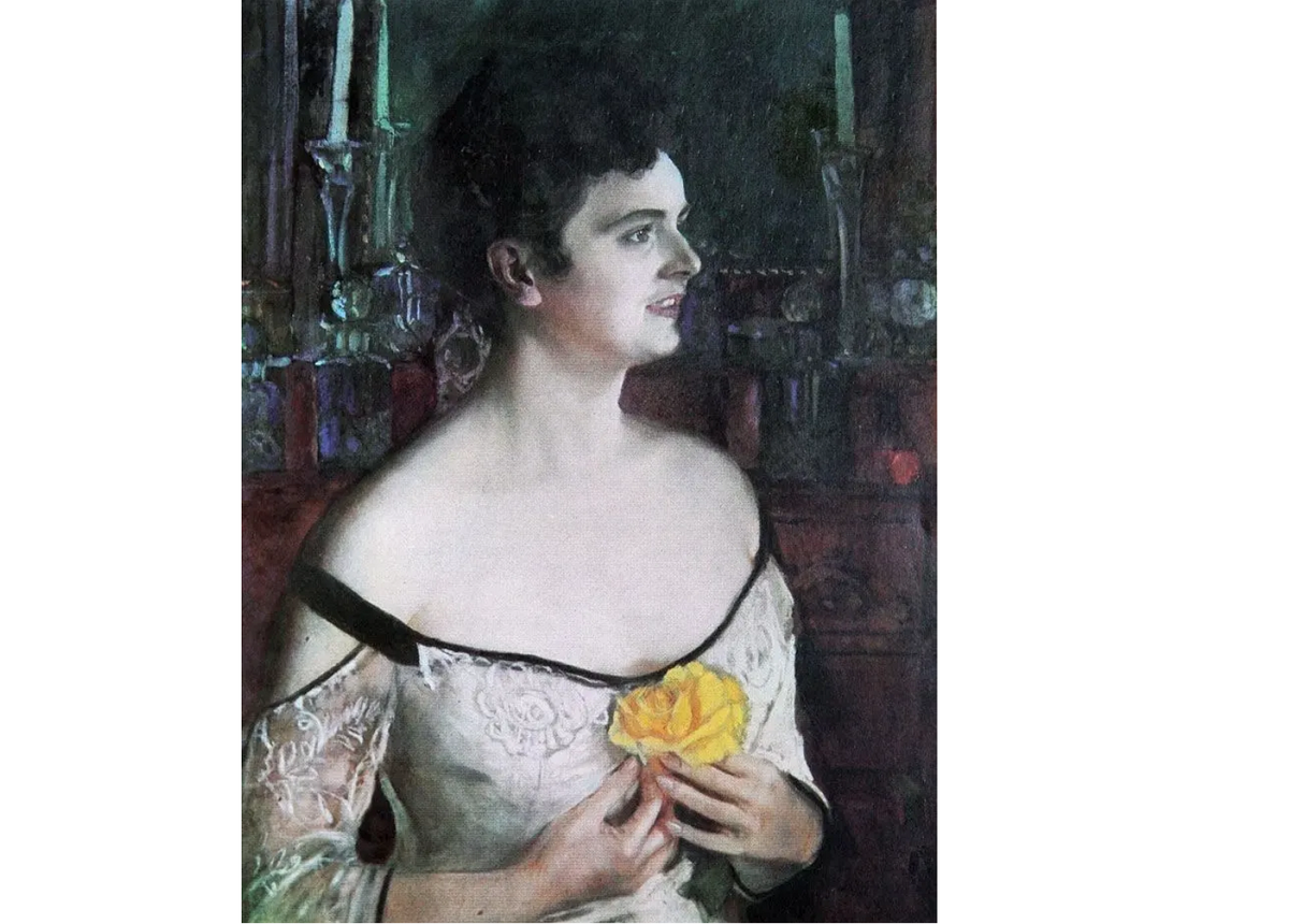 "Портрет жены художника", Станислав Жуковский, 1916. (с) Из частной коллекции