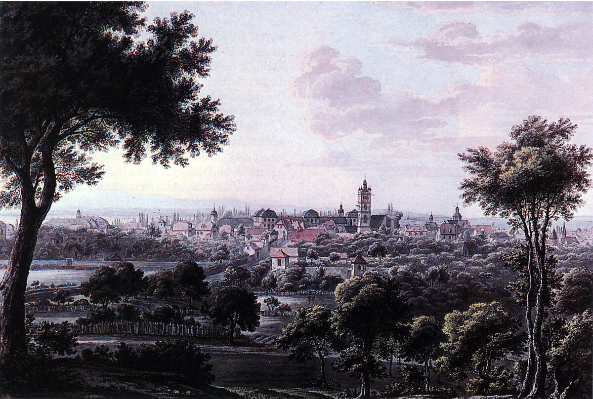 Дармштадт на гравюре начала 19 века