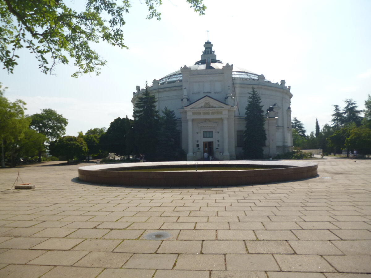 Панорама «Оборона Севастополя 1854 – 1855 гг.» К сожалению, внутри фотографировать не разрешили
