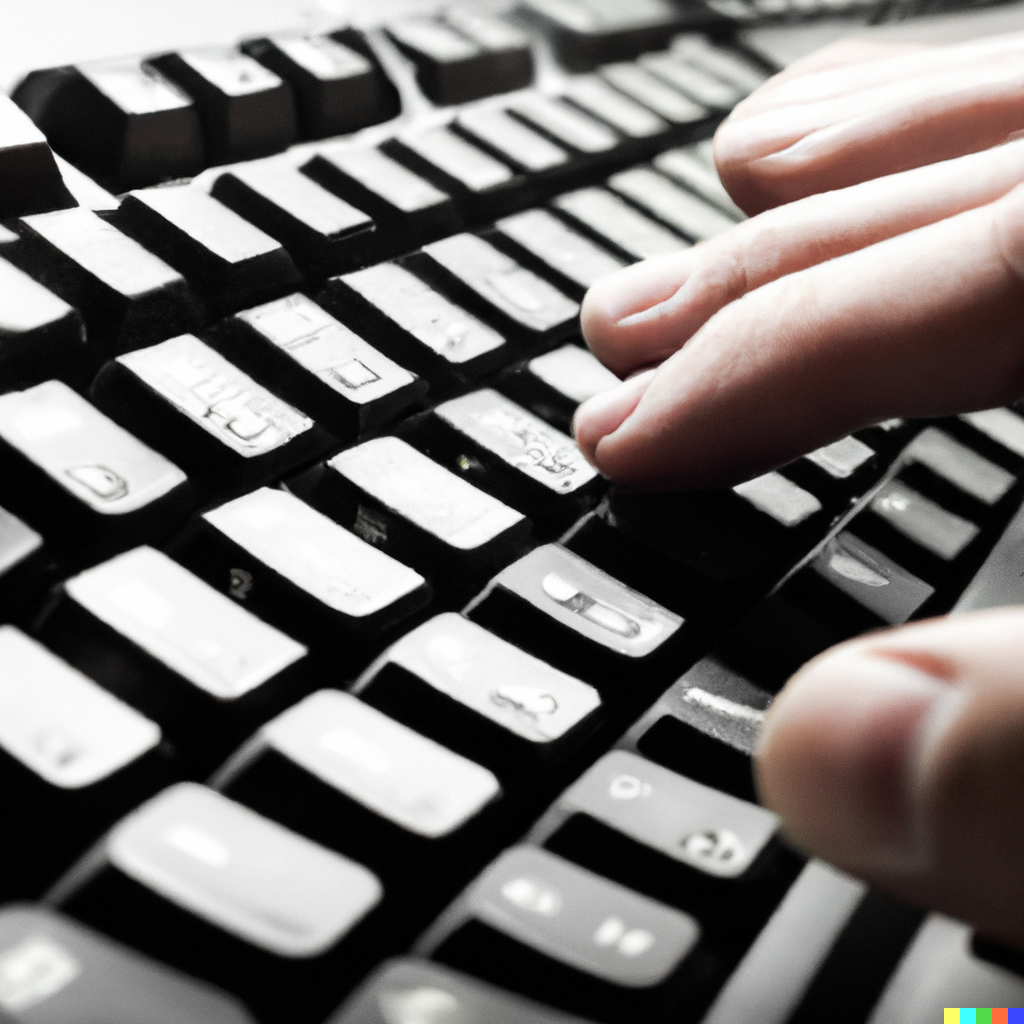 Слепая печать - это способность печатать текст на клавиатуре без необходимости смотреть на клавиши.