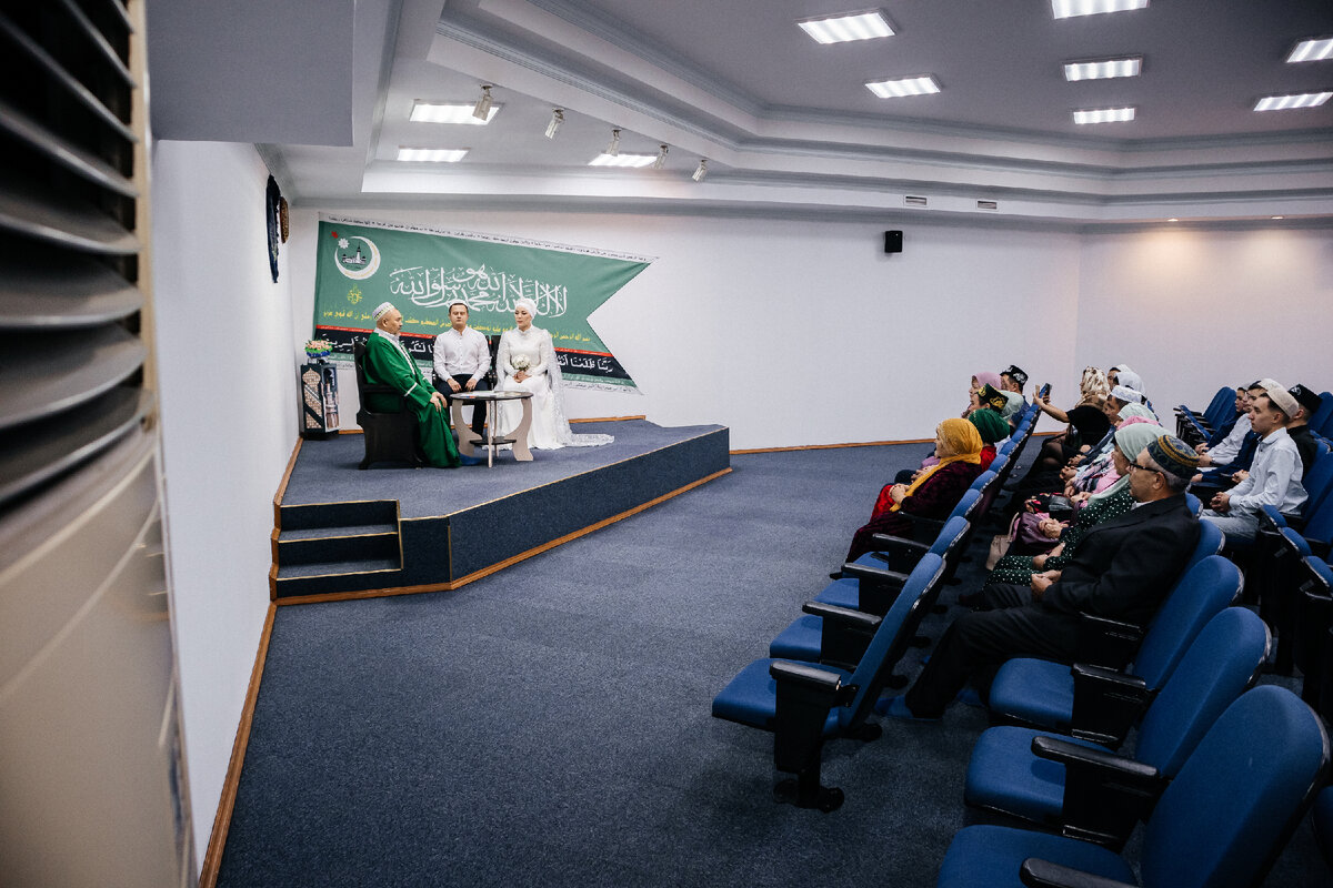 Никах Минзали и Рината в мечети Ляля-Тюльпан, 18.11.2022