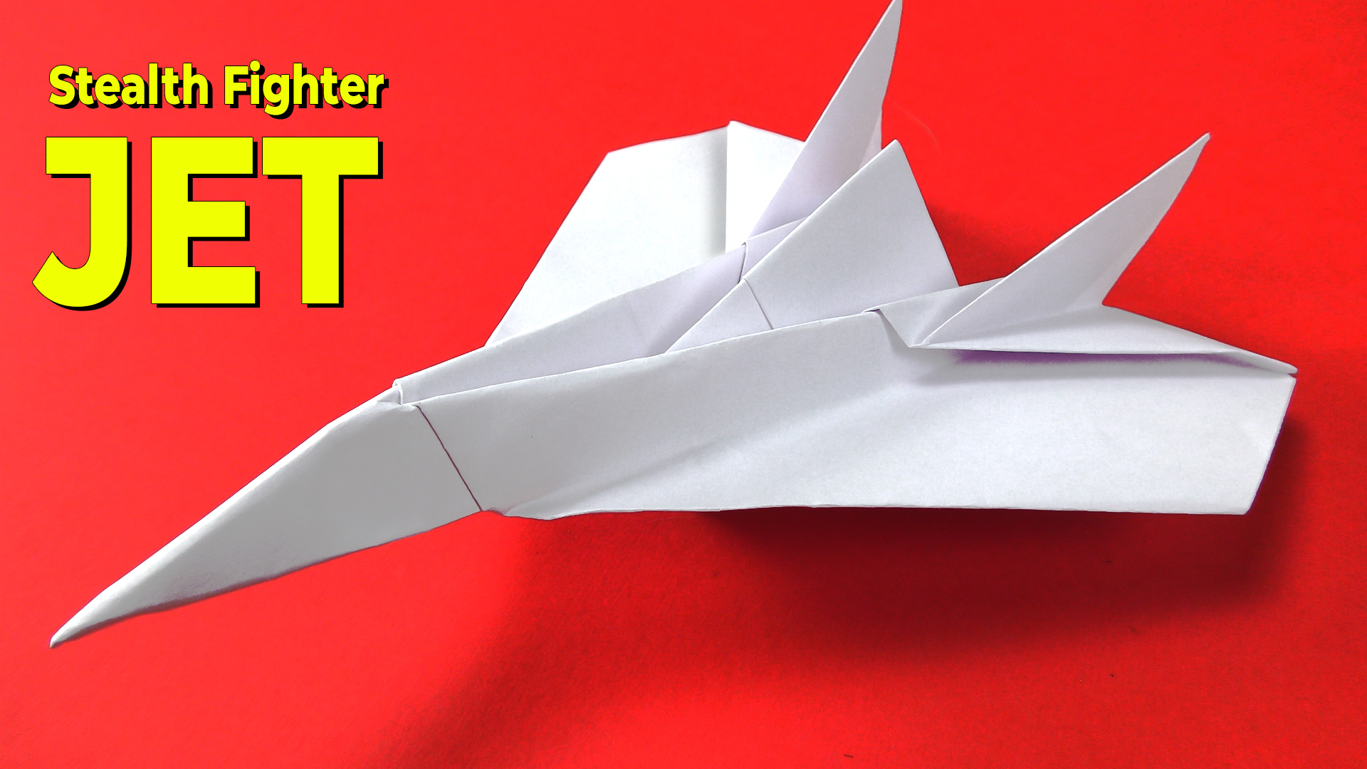 Как сделать самолёт из бумаги Оригами самолёт Origami plane