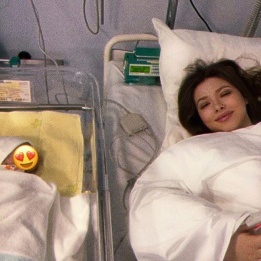    Мария Ильюхина сразу после родов / соцсети