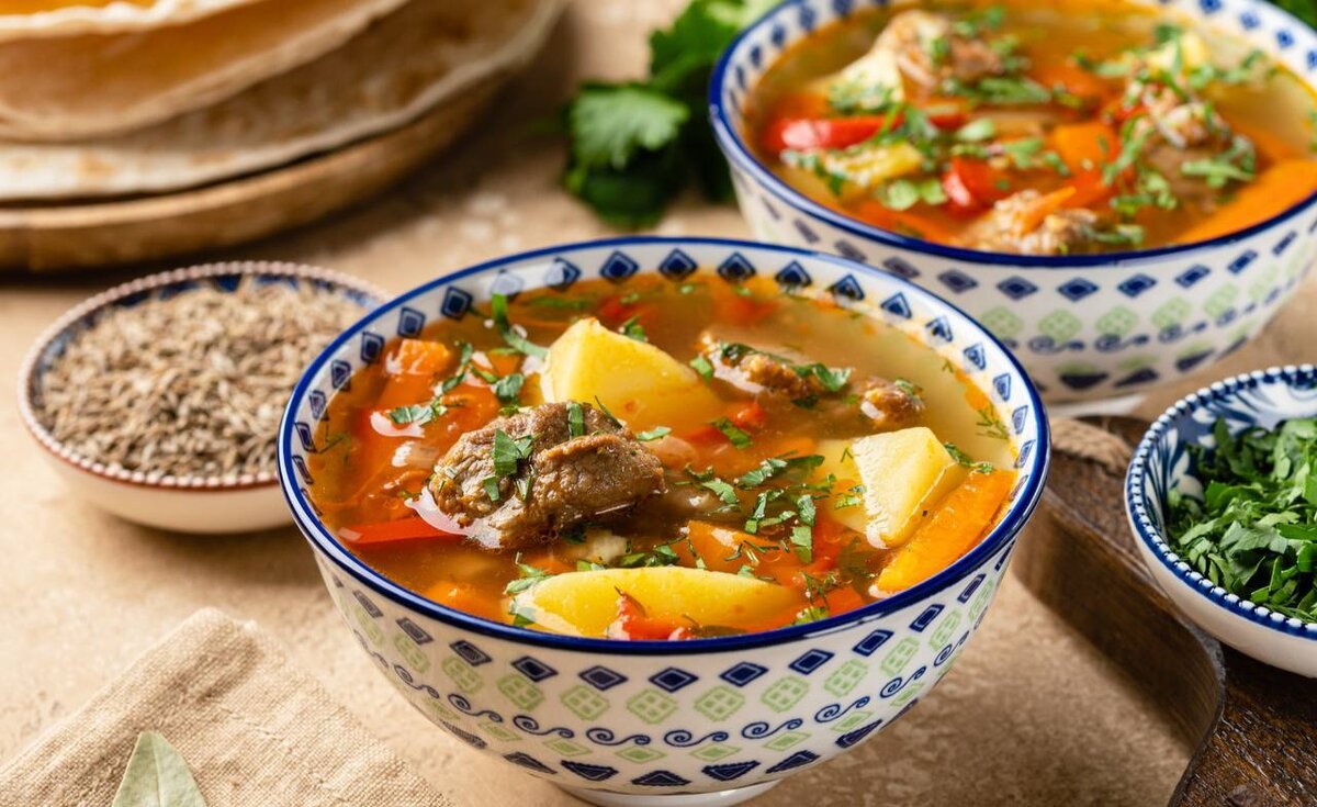 Суп Балканской кухни