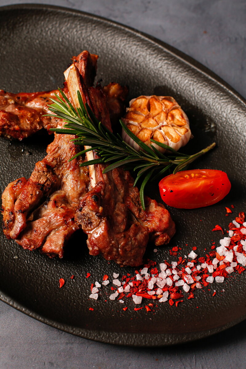 Каре ягнёнка, Ресторан "The Бык", 750 руб. 