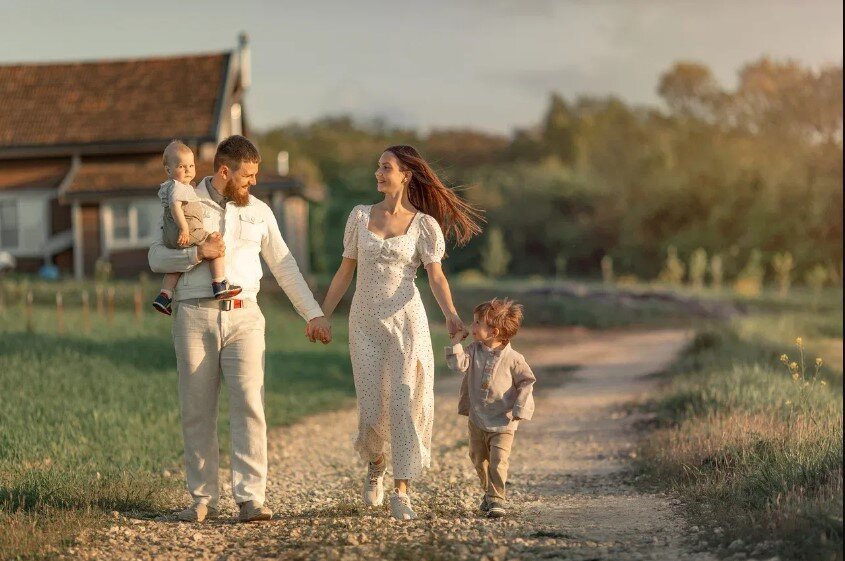 Счастливая семья Чернышевых в Радосвете 