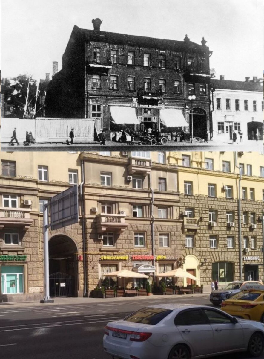 Обе фотографии сделаны с одной точки с разницей около 85 лет