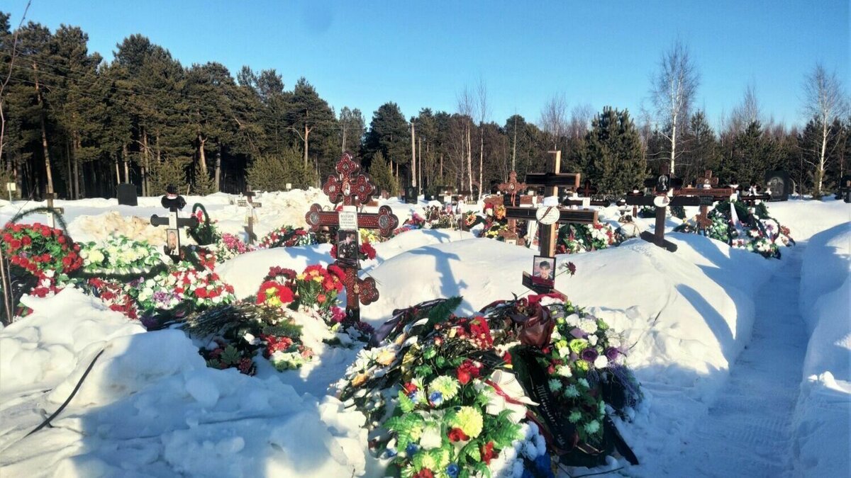 Как в Сургуте хоронят участников СВО. Скорбный репортаж с Чернореченского  кладбища | muksun.fm | Дзен