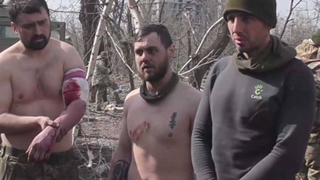    Архив, сдавшиеся украинские военные с «Азовстали», скриншот видео НМ ДНР