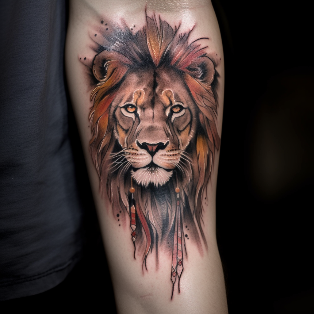 Что означает татуировка со львом?