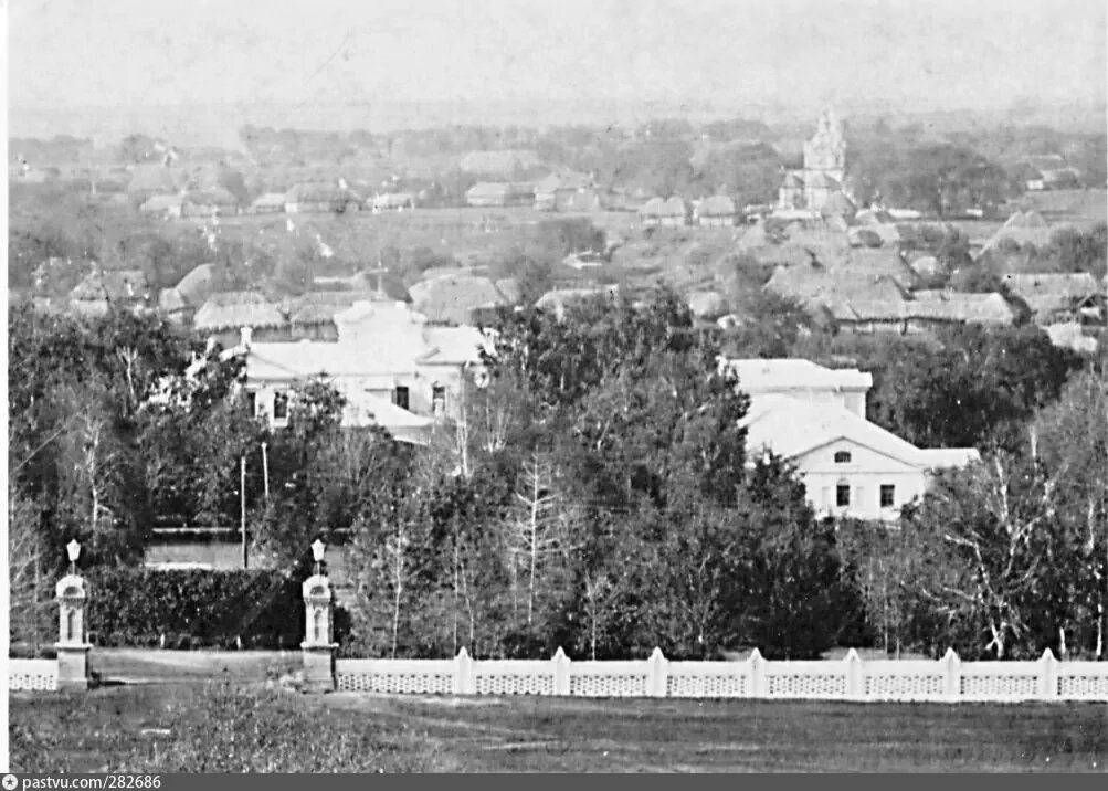 усадьба Лотарево, вид сверху