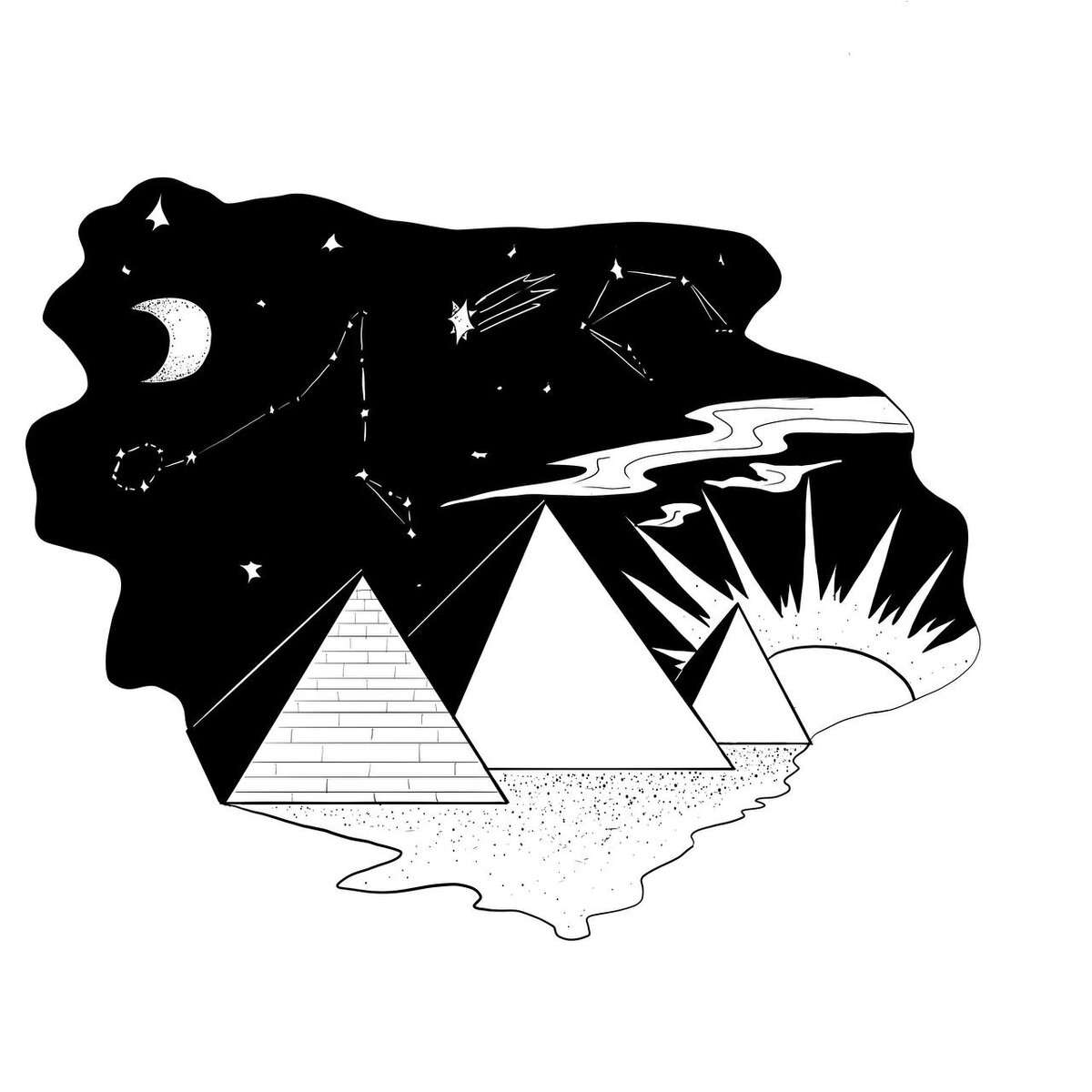 Черно-белый вариант
