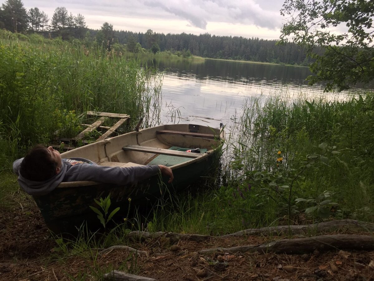 После 5 километров на весельной лодке