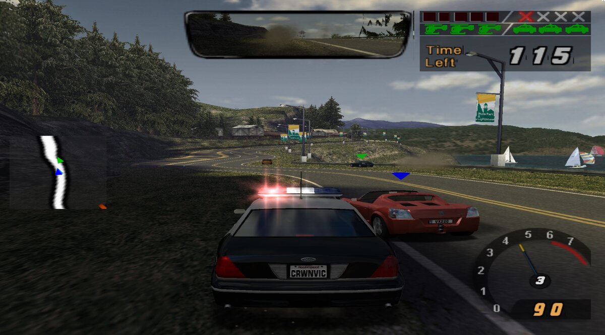 В режиме игры за полицию