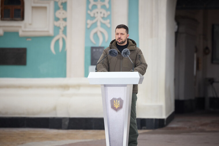    В Запорожье никто из местного населения не ждал Владимира Зеленского